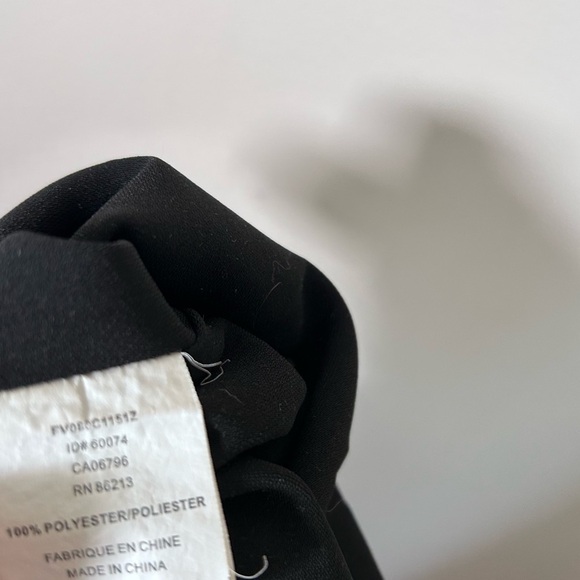 Tristan Front Tie Knee Length Airy Loose Fit Skirt Black Size 14 - Picture 2 of 6